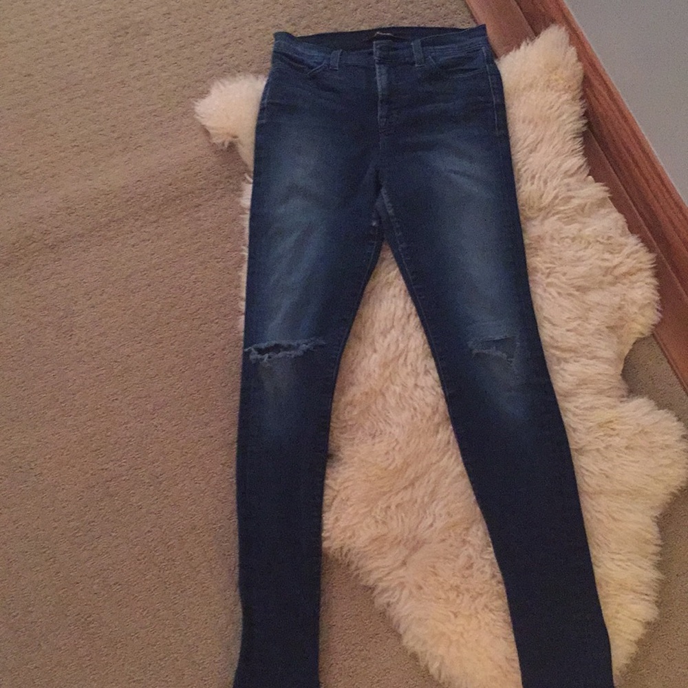 Jbrand navy blue jeans